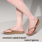Sollieva® Infradito con supporto plantare
